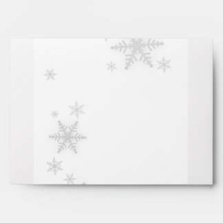 Christmas Snowflakes (Red) A7 envelope