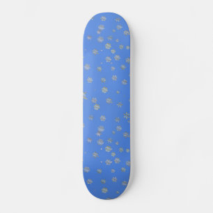 CHRISTMAS SNOWFLAKES SKATEBOARD