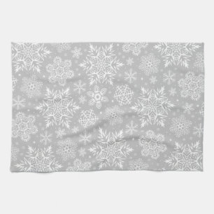 Christmas Snowflakes Tea Towel