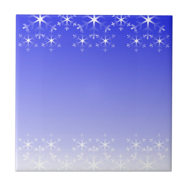Christmas snowflakes tile (Front)