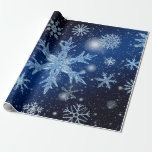 christmas snowflakes wrapping paper<br><div class="desc">christmas snowflakes wrapping paper</div>