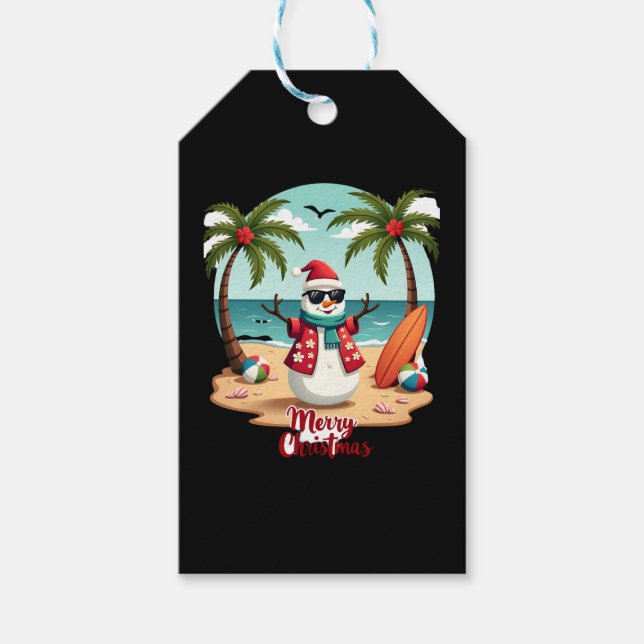 christmas Snowman (1) Gift Tags (Front)