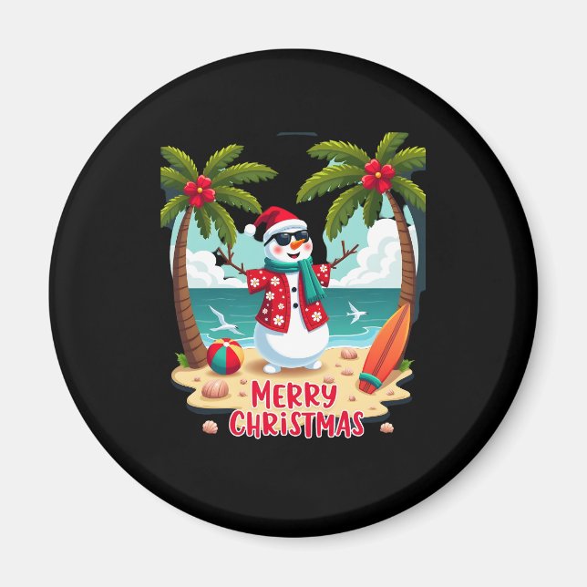 christmas Snowman (2) Magnet (Front)