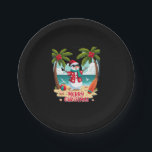 christmas Snowman (2) Paper Plate<br><div class="desc">christmas Snowman (2)</div>