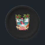 christmas Snowman (2) Paper Plate<br><div class="desc">christmas Snowman (2)</div>