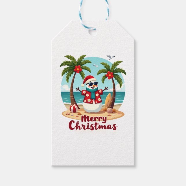 christmas Snowman (3) Gift Tags (Front)