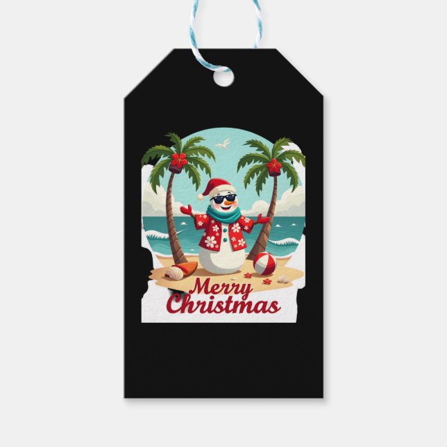 christmas Snowman (3) Gift Tags (Front)