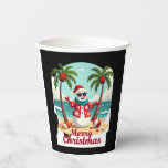 christmas Snowman (3) Paper Cups<br><div class="desc">christmas Snowman (3)</div>