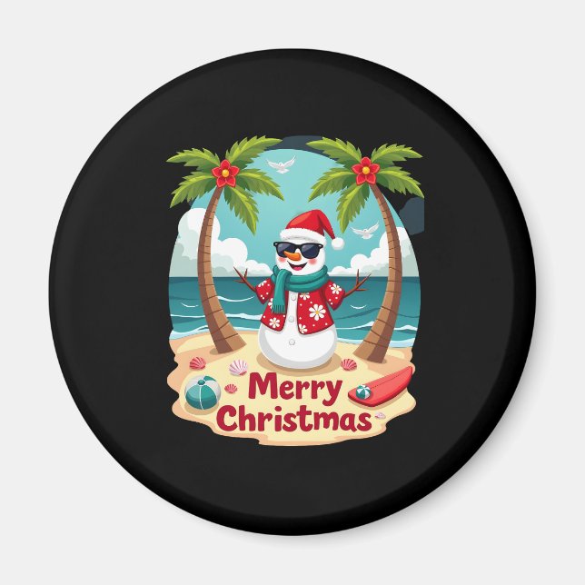 christmas Snowman (4) Magnet (Front)