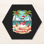 christmas Snowman (4) Paper Coaster<br><div class="desc">christmas Snowman (4)</div>
