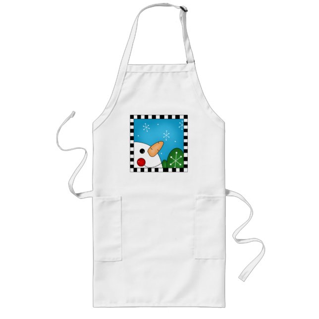 Christmas Snowman apron (Front)