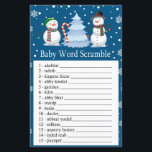 Christmas Snowman Baby word scramble game<br><div class="desc">Christmas Snowman Baby word scramble game</div>