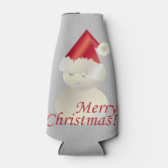 Christmas Snowman Bottle Cooler (Front)