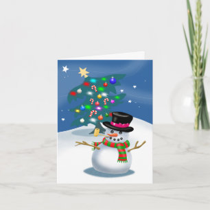 Christmas Snowman Card