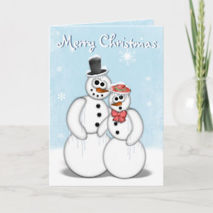Christmas Snowman Card