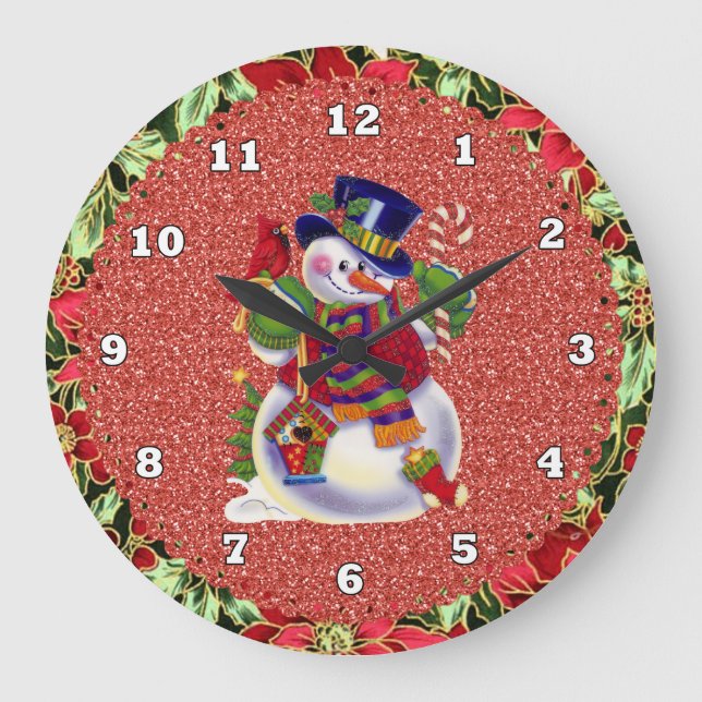 Christmas Snowman clock (Front)
