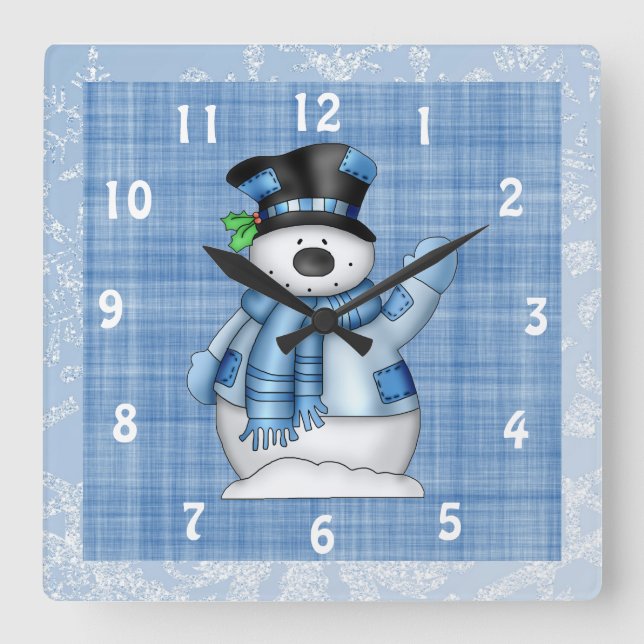 Christmas Snowman clock (Front)