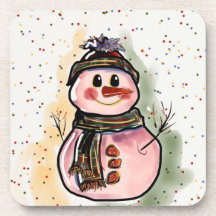 Christmas Snowman Coasters