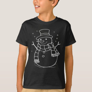 Christmas Snowman, Cute Winter T-Shirt