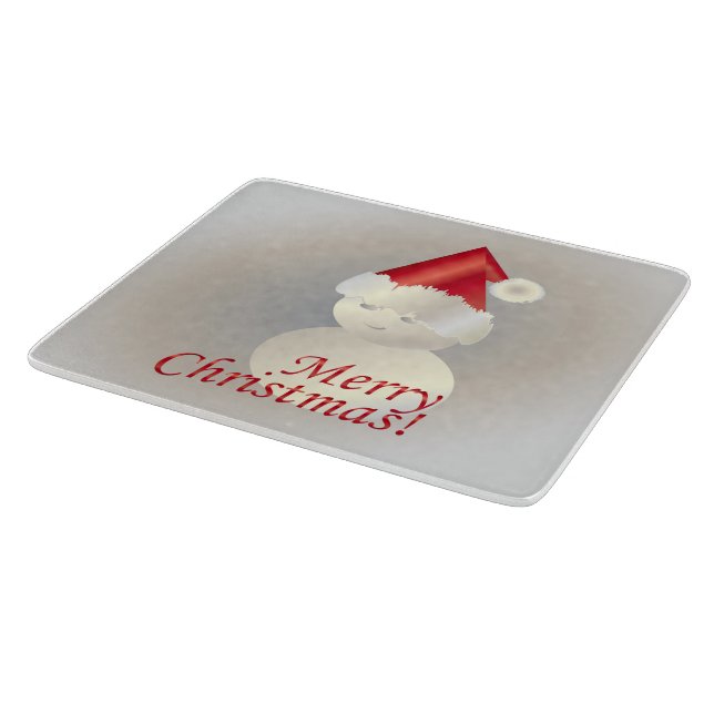 Christmas Snowman Cutting Board (Corner)