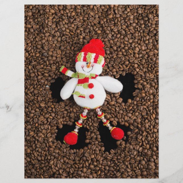 Christmas snowman decoration flyer (Front)
