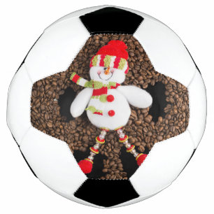 Christmas snowman decoration football