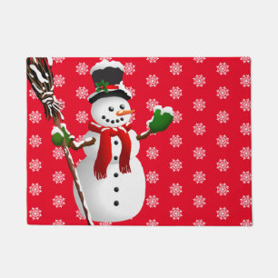 Christmas Snowman Doormat