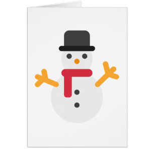 christmas snowman emoji