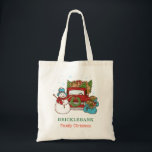 Christmas Snowman Family Matching Tote Bag<br><div class="desc">Snowman Christmas family tote bag</div>