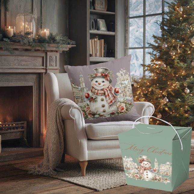 Christmas snowman favour box (Creator Uploaded)