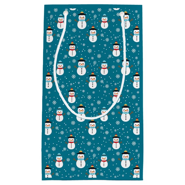 Christmas Snowman gift bag (Front)
