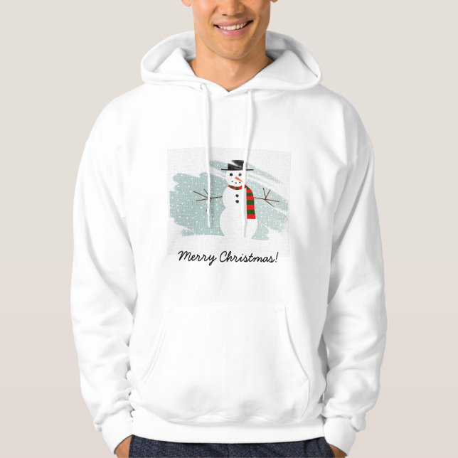 Christmas Snowman Hoodie (Front)