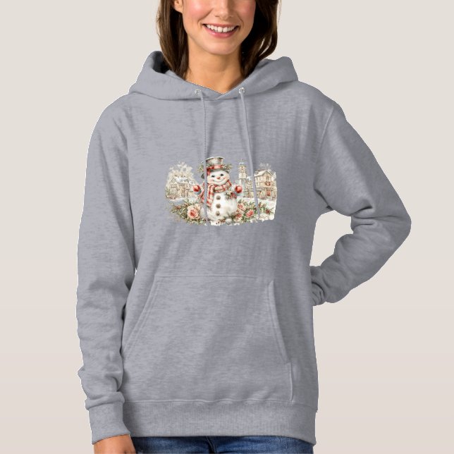 Christmas snowman hoodie (Front)