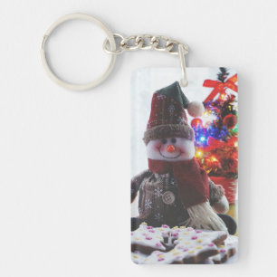 CHRISTMAS SNOWMAN KEY RING