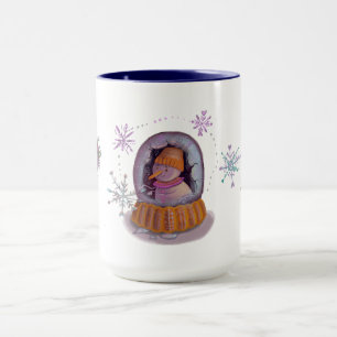 christmas snowman mug