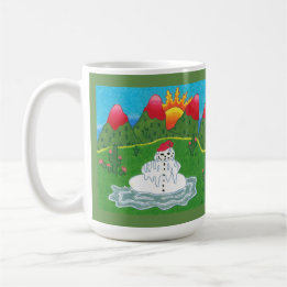 Christmas snowman mug
