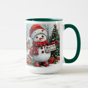 Christmas Snowman Mug