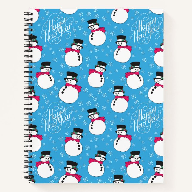 Christmas snowman notebook (Front)
