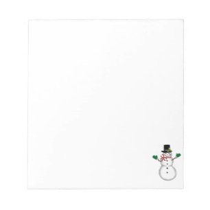 Christmas Snowman Notepad