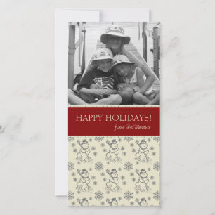 Christmas Snowman Photo Cards