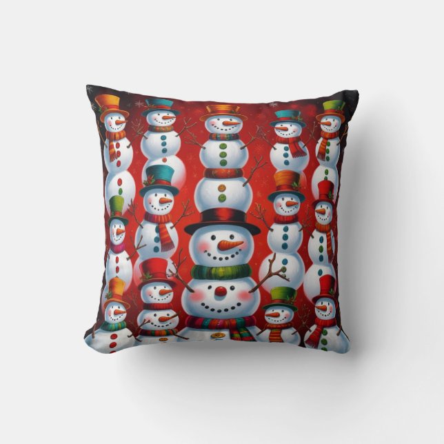 Christmas snowman pillows (Front)