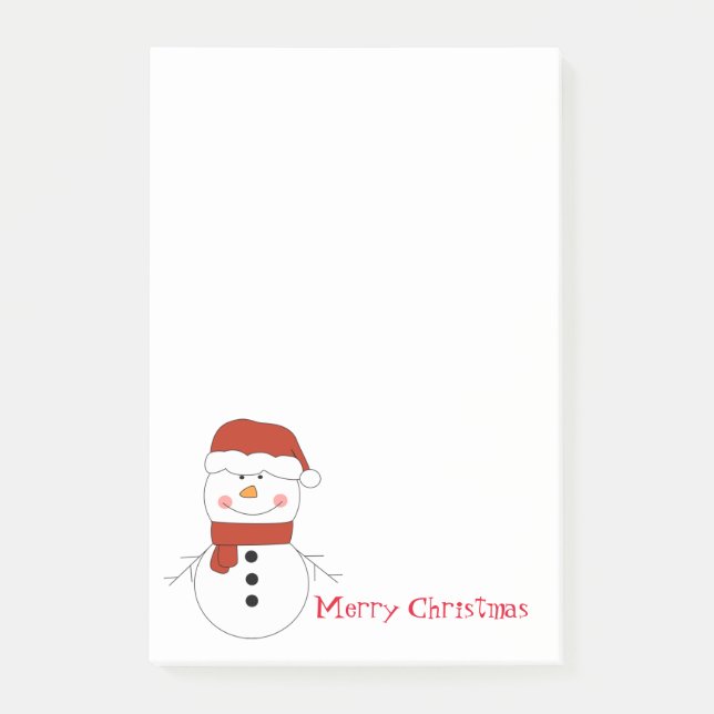 Christmas Snowman Post-it-Notes Post-it Notes (Front)