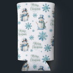 Christmas Snowman  Seltzer Can Cooler<br><div class="desc">Christmas Snowman Seltzer Can Cooler</div>