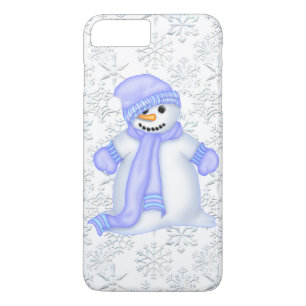 Christmas snowman snowflae iPhone 7 plus case