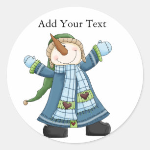 Christmas Snowman Sticker by SRF