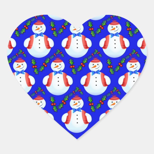 christmas snowman stickers (Front)