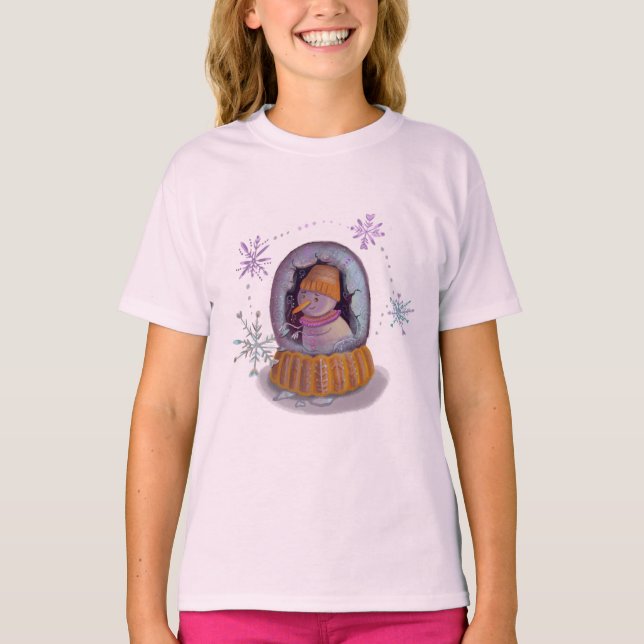 christmas snowman T-Shirt (Front)