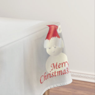 Christmas Snowman Tablecloth