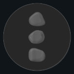 Christmas Snowman Three Black Buttons Xmas Costume Classic Round Sticker<br><div class="desc">Christmas Snowman Three Black Buttons Xmas Costume</div>