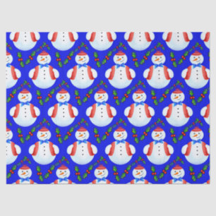 christmas snowman tissue paper